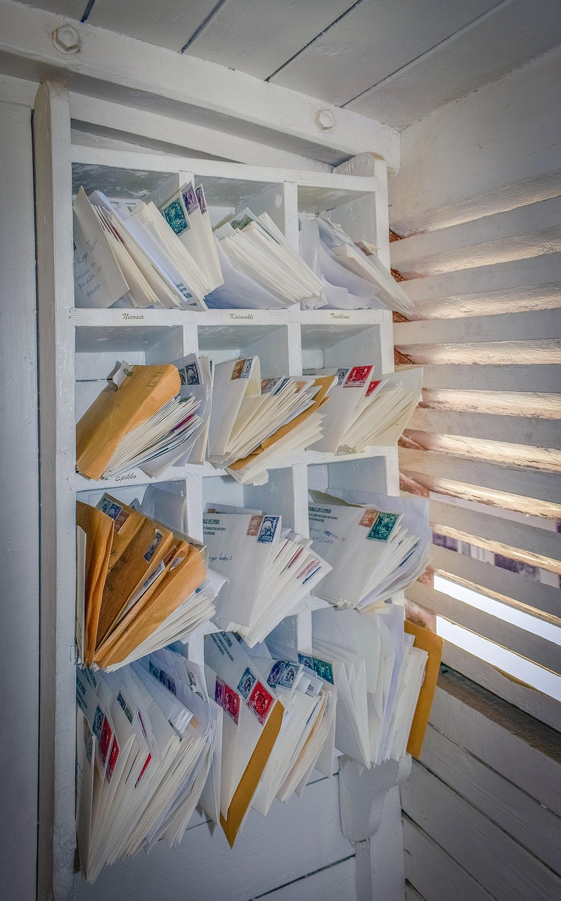 post, letters, envelope, post wagon, communication, railway museum, evrychou, cyprus, gray email, gray community, gray communication, gray letter